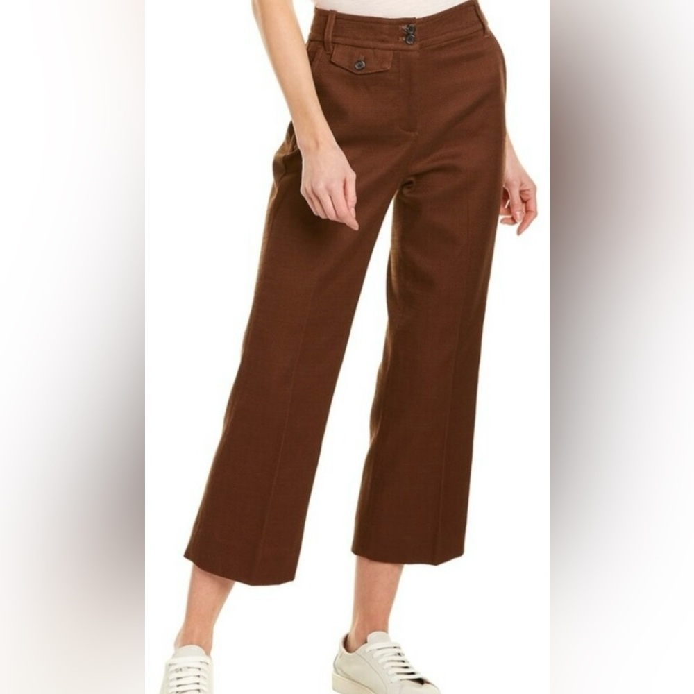 NWT Jcrew High-waisted kickout crop pant in grasscloth Size 16 XL